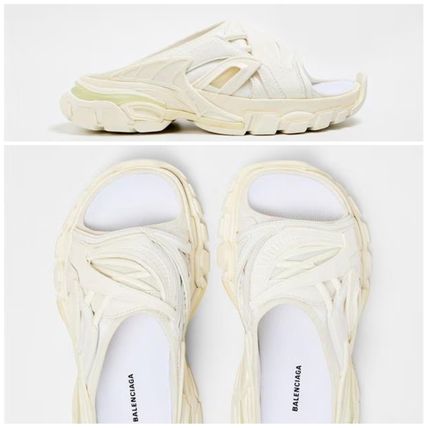 ホワイト（白）系 BALENCIAGA(バレンシアガ) サンダル・ミュール