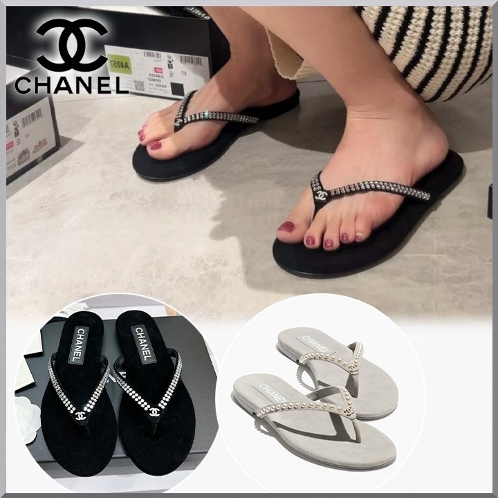 《可愛い♡2色》CHANEL シャネル ビーチサンダル