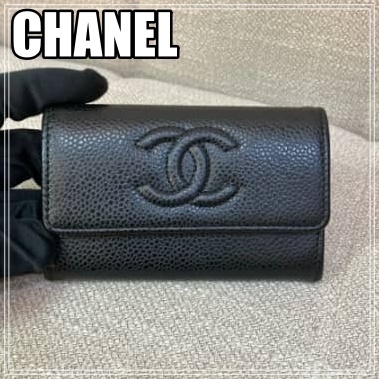 【王道】CHANEL 25A フラップカードケース 財布