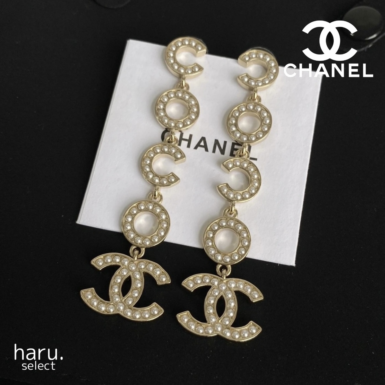 揺れて上品♡華やかでお洒落♪【CHANEL】シャネル ピアス