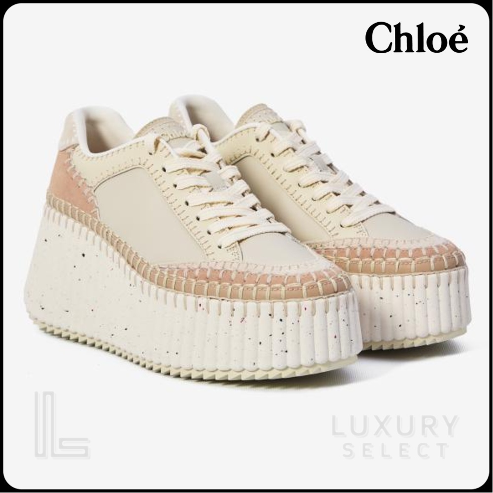 【CHLOE】NAMA WEDGE SNEAKERS●CHC24U02IBD26Z