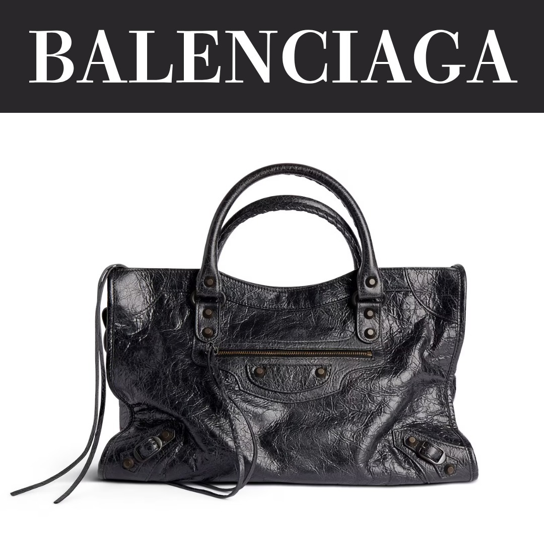 Balenciaga バレンシアガ Le City バッグ ミディアム ブラック