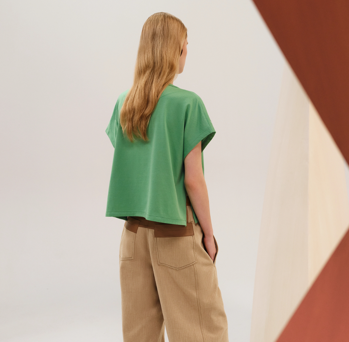 大人お洒落♪【HERMES】《キモノ》Tシャツ H5E4630DA0234