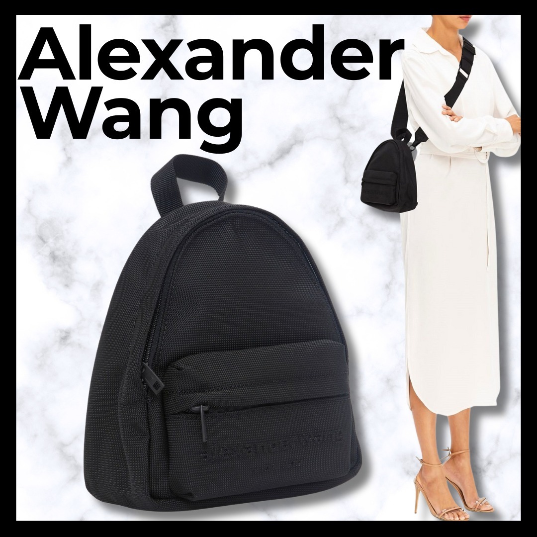 Alexander Wang■パンチ ミニ スリング バックパック 2way ロゴ