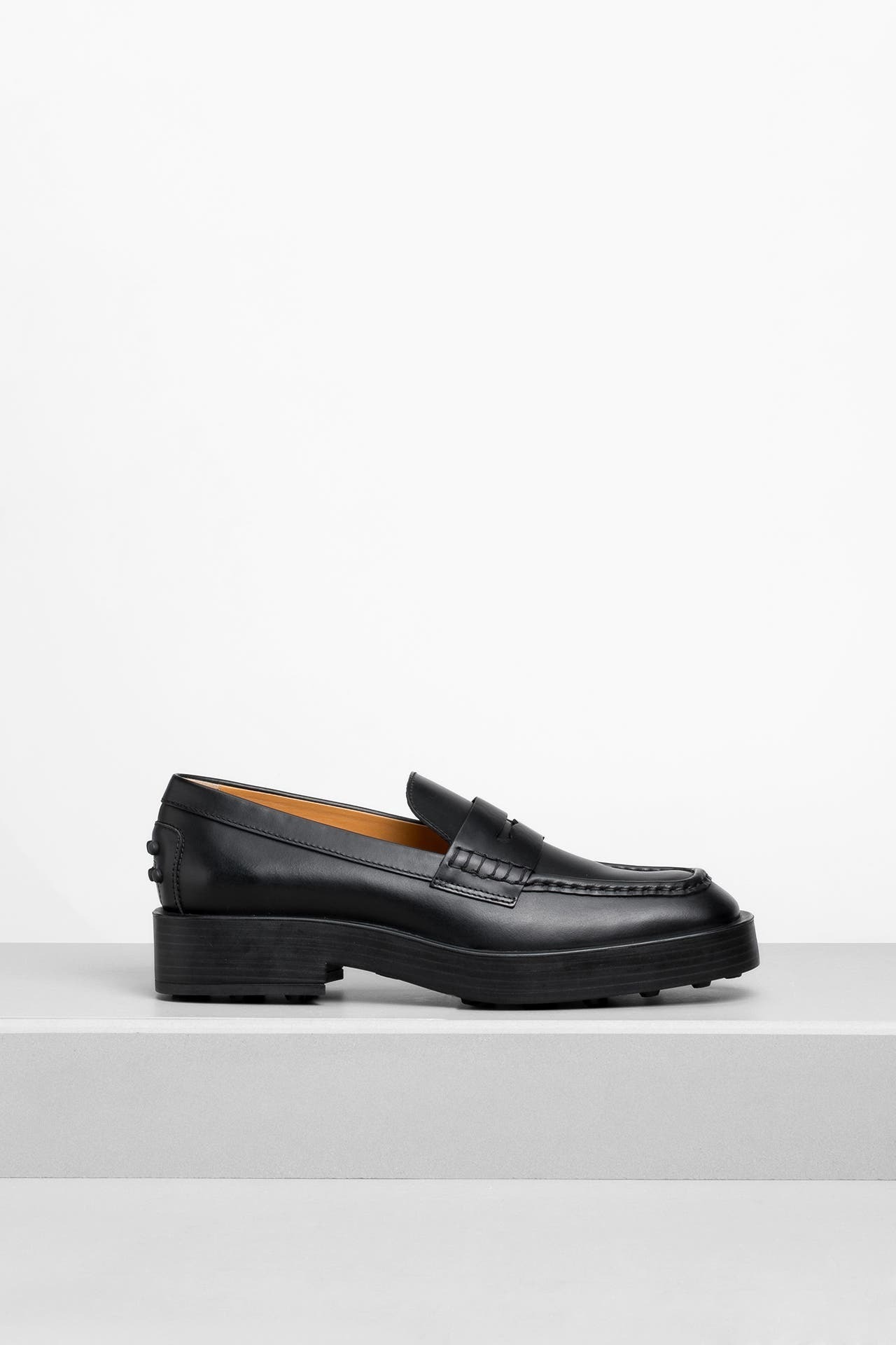 ローファー・オックスフォード TOD'S black leather loafers