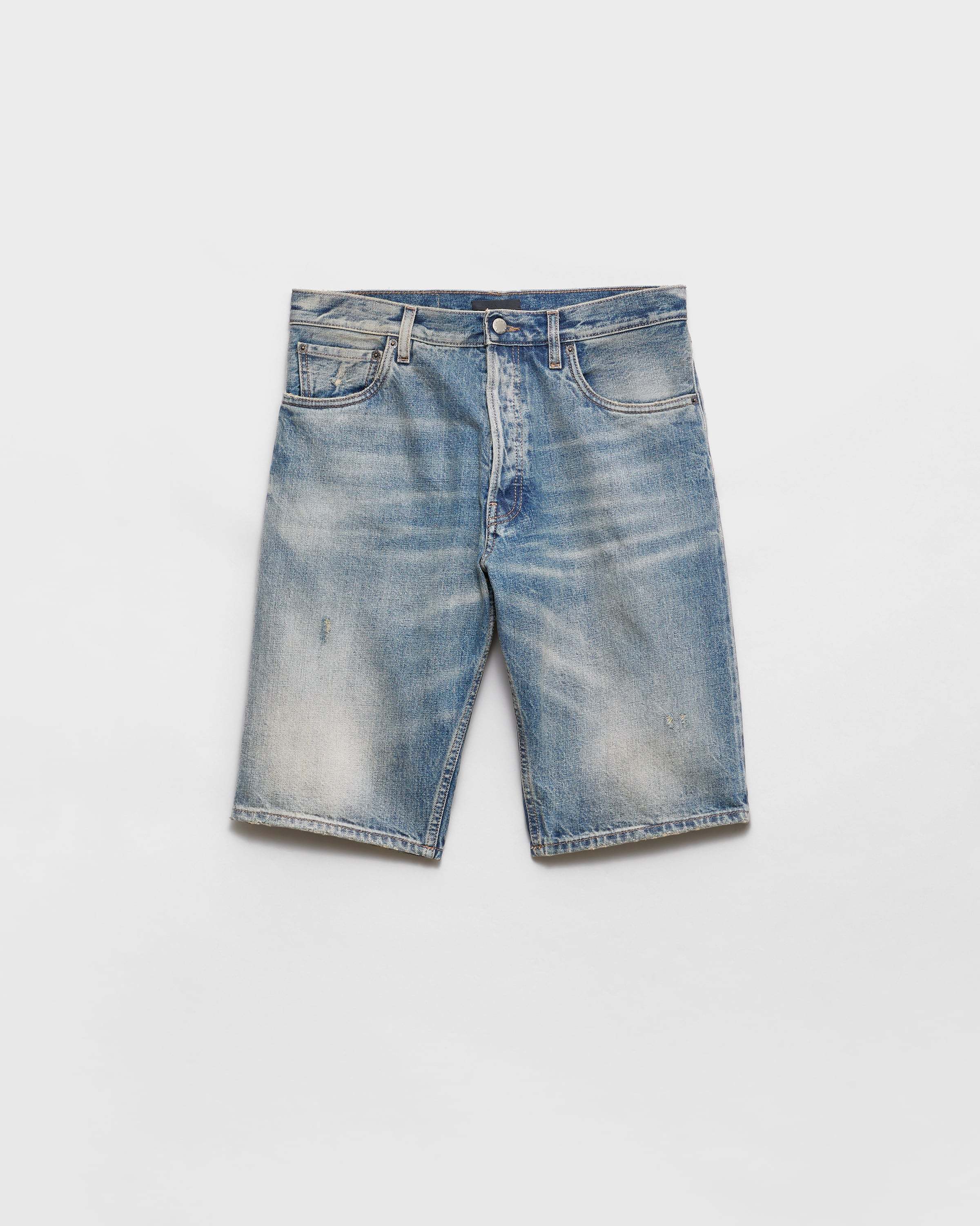 【日本入手困難】プラダ Denim Bermudas ハーフ・ショートパンツ