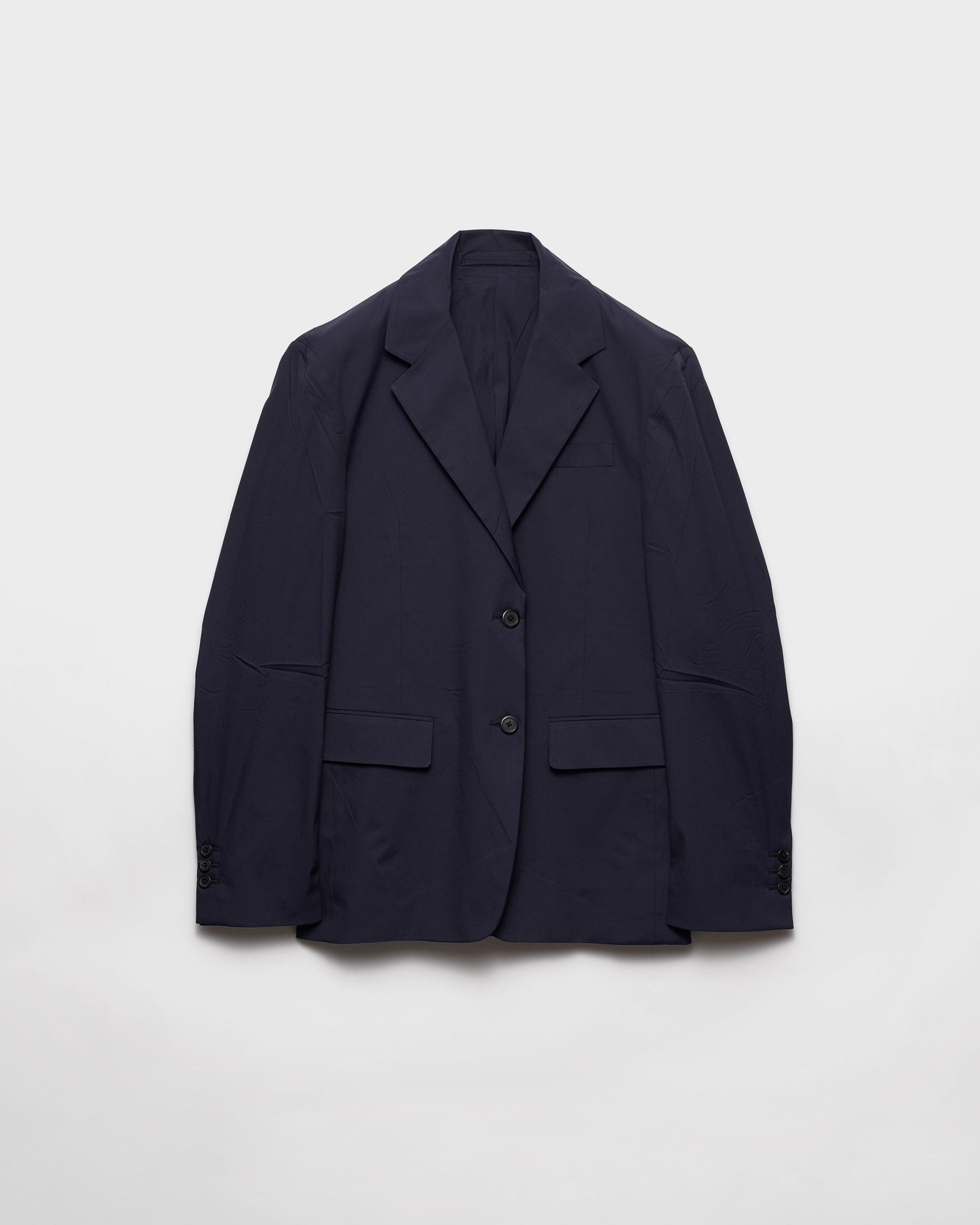 【日本入手困難】Single-breasted stretch poplin jacket