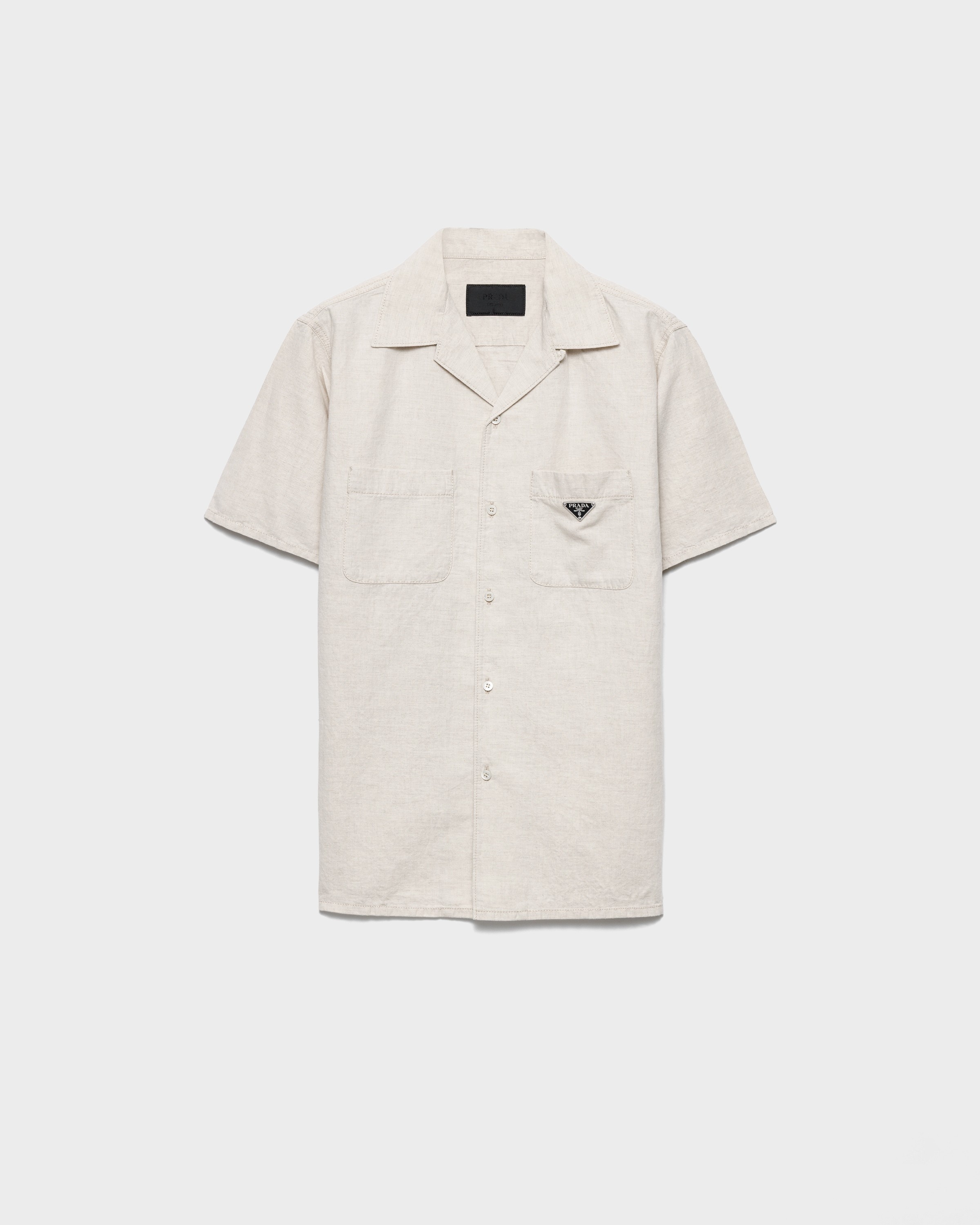 【日本入手困難】プラダ Short-sleeved chambray shirt シャツ