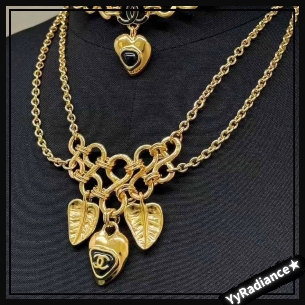 【顔立ちを引き立てる華やかゴールド♡】CHANEL ネックレス