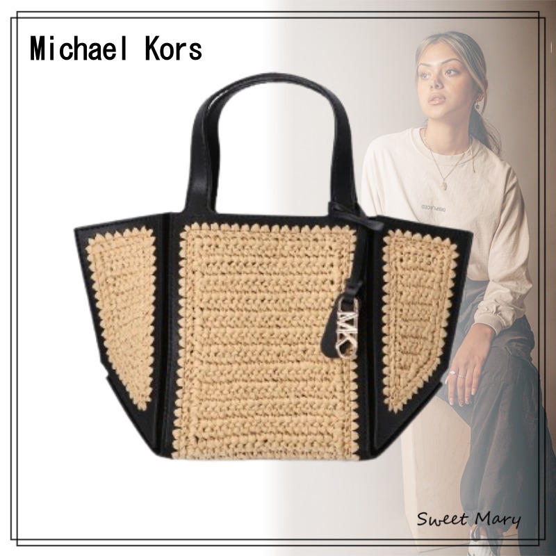 Michael Kors☆Hand-Crochetedトートバッグ ♪送料込