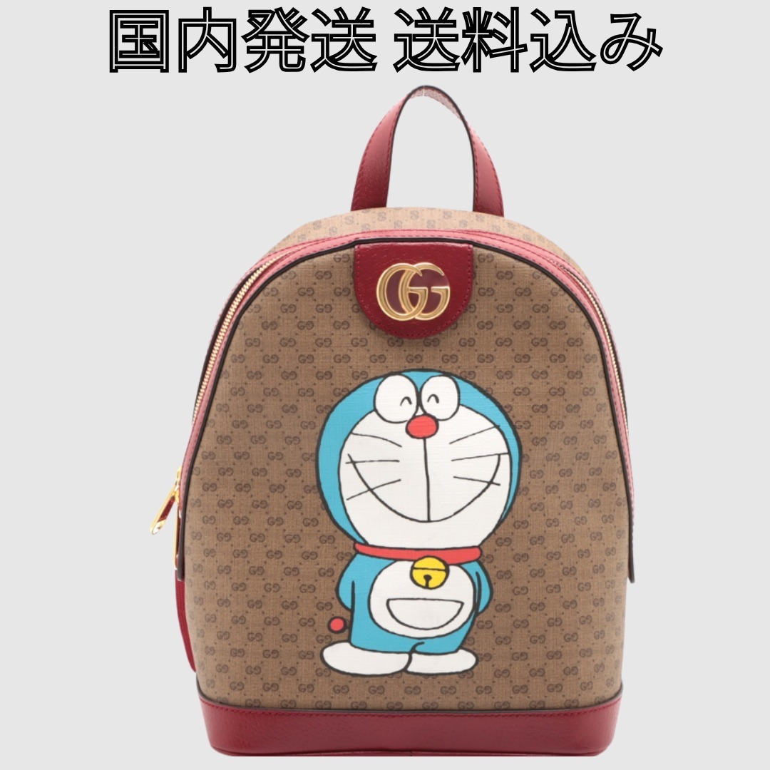 [VINTAGE]GUCCI×ドラえもんミニGGスプリームリュック★ABランク