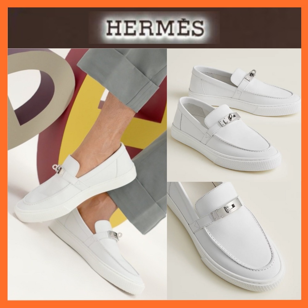 クリーンなワントーン【HERMES】Game スリッポン スニーカー