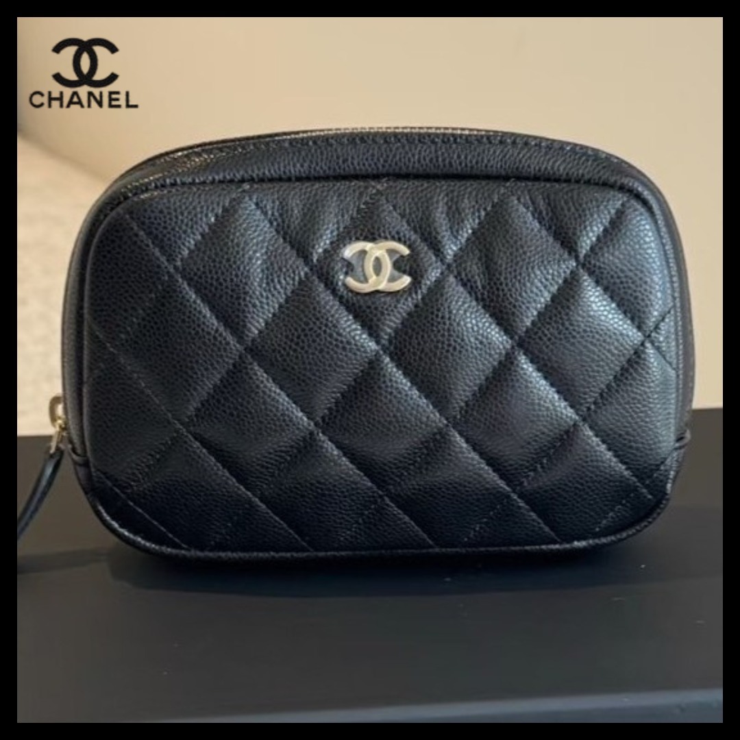 ジャストサイズ♪万能サイズ♪【CHANEL】 ポーチ マトラッセ