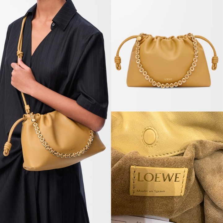 LOEWE【直営店買付】フラメンコパース バッグ メローナパラム