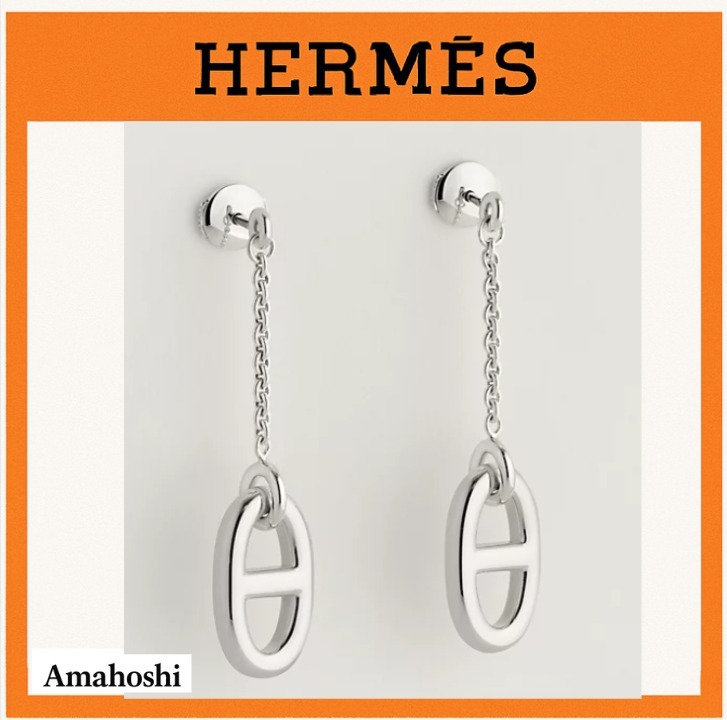 【直営店特別価格】HERMES ファランドール ピアス ミディアム