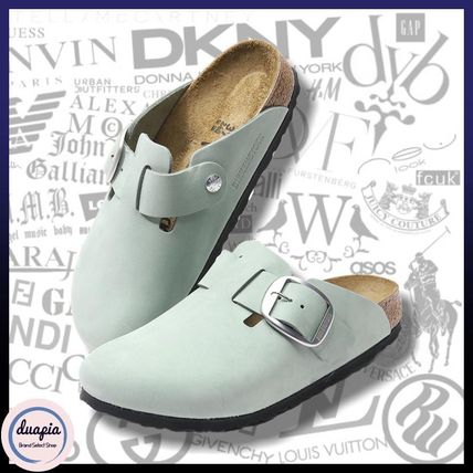 ★BIRKENSTOCK★ボストン ビッグ バックル ピュアセージ Boston Big Buckle / ボストン ビッグバックル ヌバックレザー
