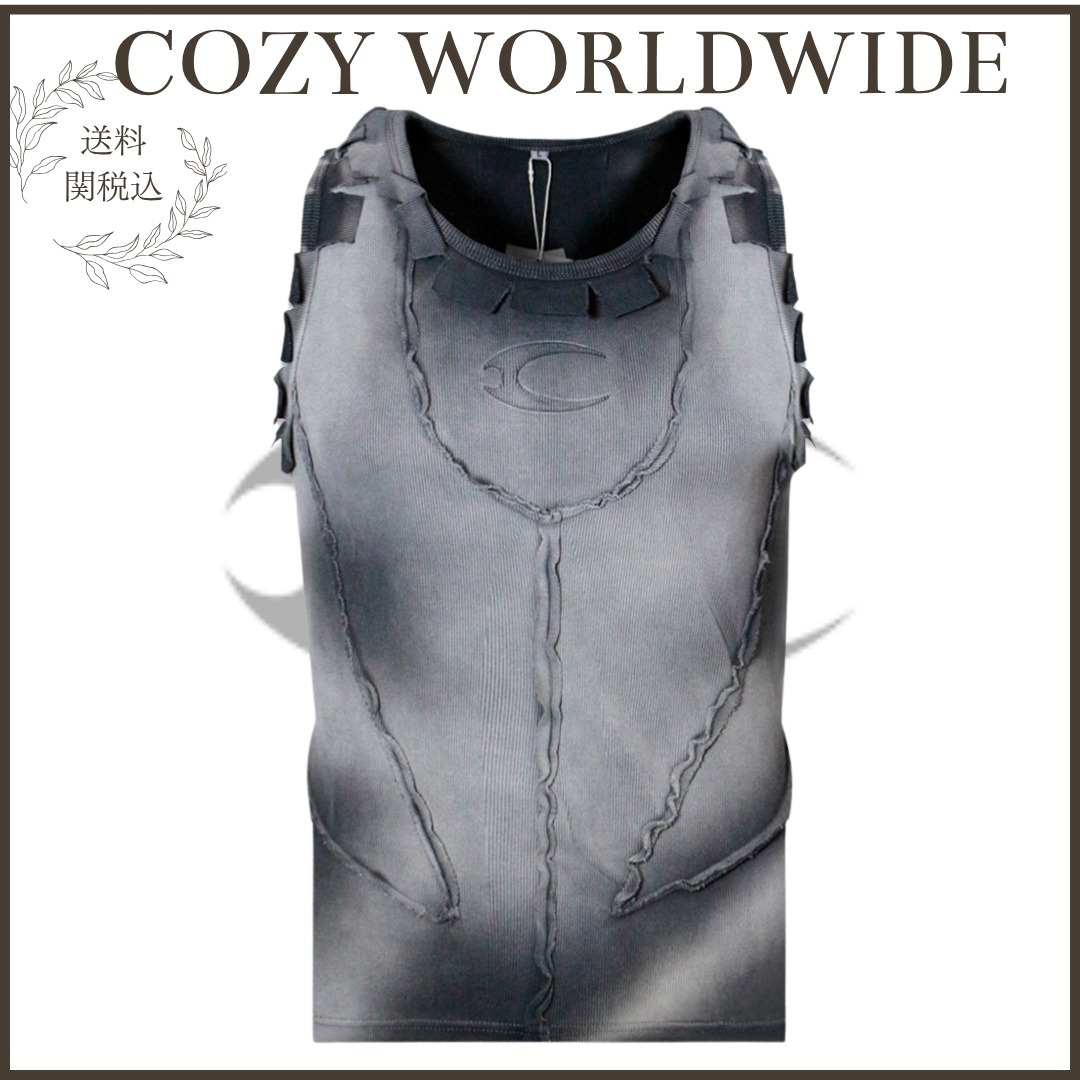 【COZY WORLDWIDE】Sleeves Chaos Dream Waxed Tanktop