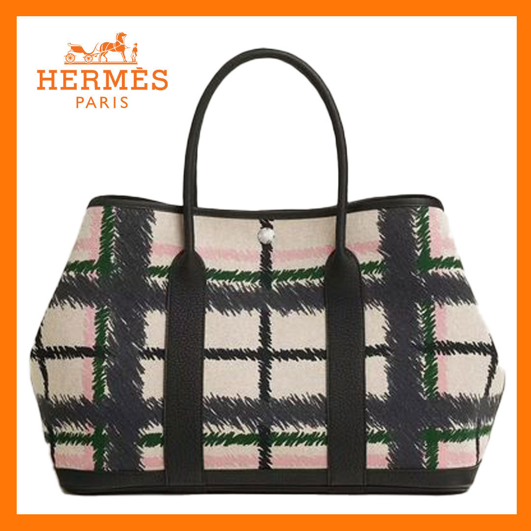 【HERMES】ガーデンパーティー36 チェック柄