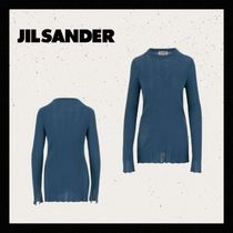 Jil Sander | Crewneck Ribbed Wool Long Sleeve トップ
