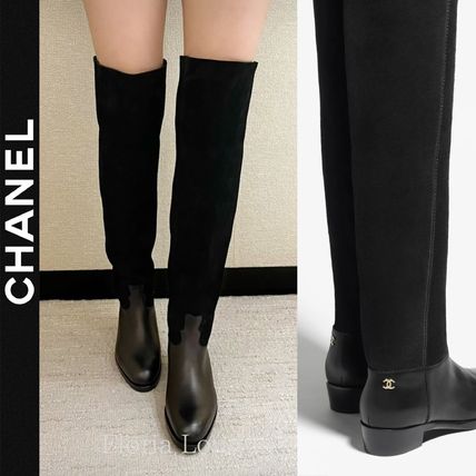 【在庫処分大特価!!】 ベルベット 海外通販のBUYMA - ブーツ(レディース) CHANEL(シャネル) 靴