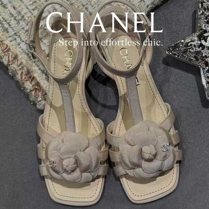 パールが可愛い♡】CHANEL サンダル