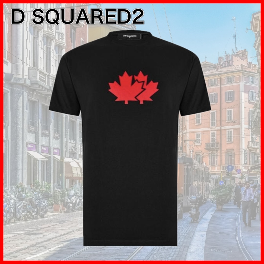 ★人気★【D SQUARED2】MAPLE LEAF T-SHIRT