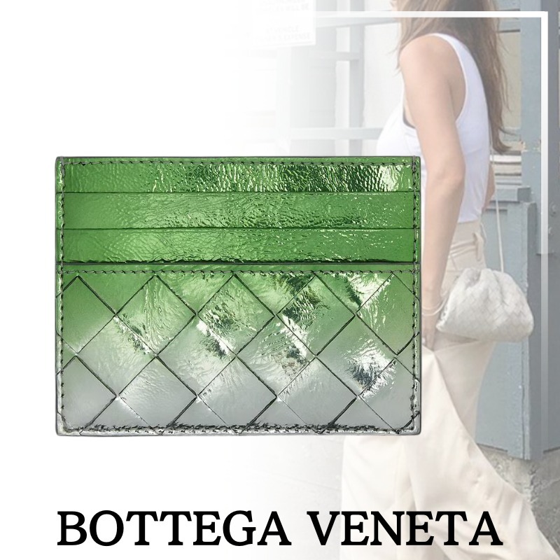キラキラ◆BOTTEGA VENETA カードケース 名刺入 グラデーション