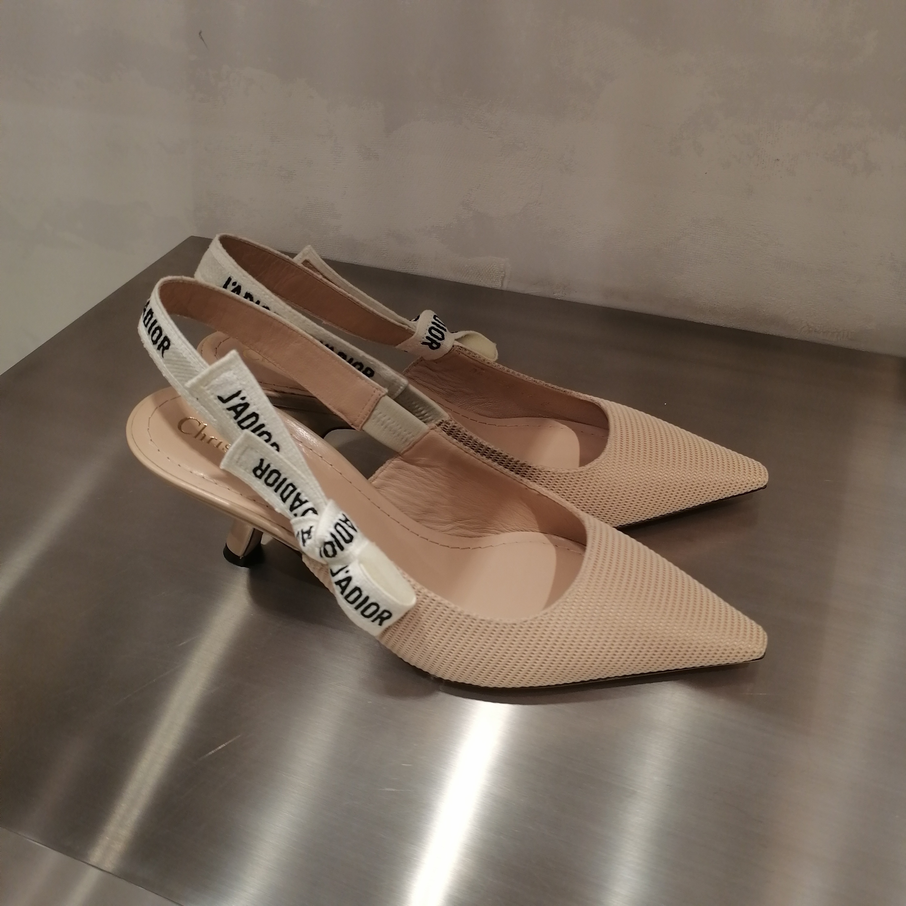 Dior ディオール J’Adior スリングバック パンプス  ベージュ