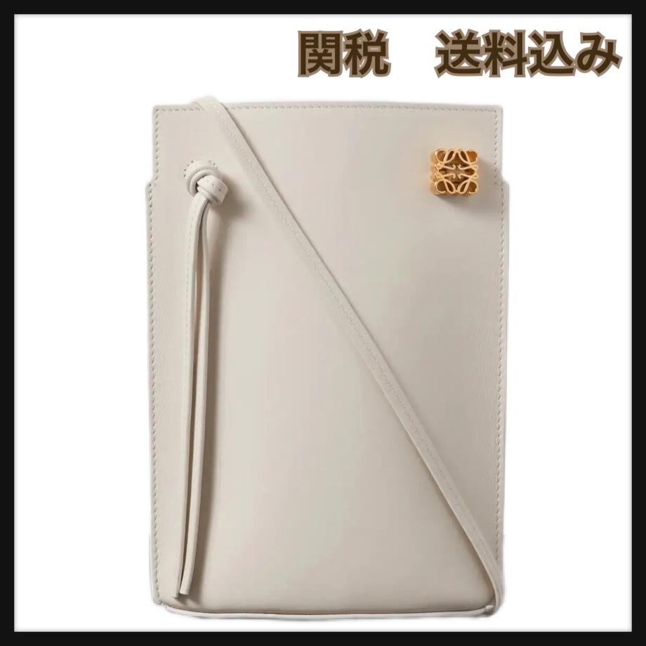 【SS25】Dice Pocket レザー ショルダーバッグ 装飾付き