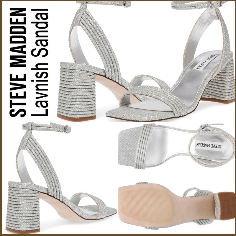 Steve Madden ☆ Lavnish レディース ブロックヒールサンダル