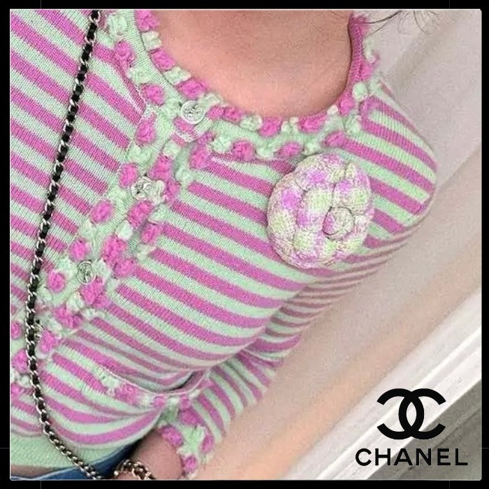 【胸元に可憐さをプラス☆】CHANEL カメリア モチーフ ブローチ