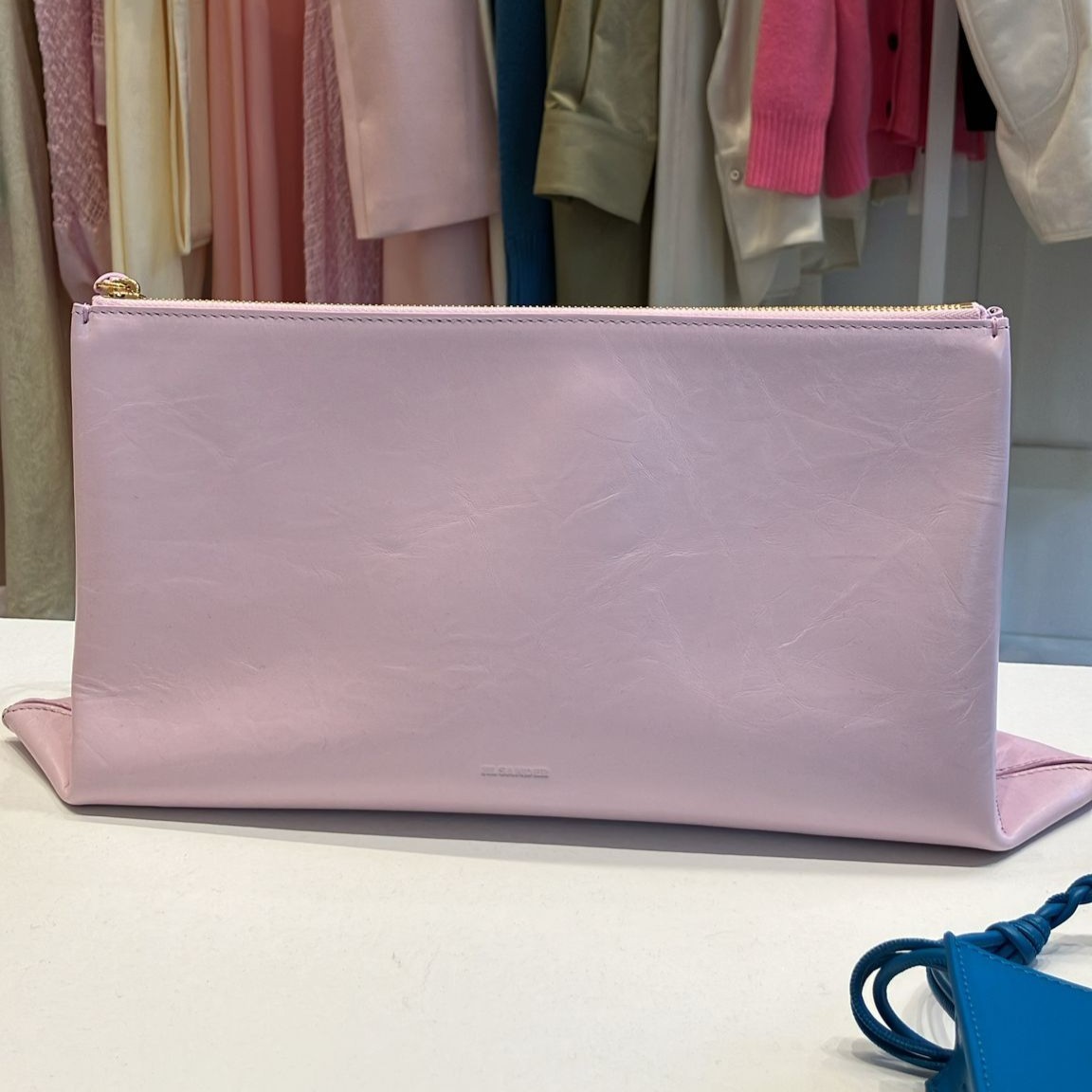 直営店☆JIL SANDER☆SALE! ミディアム レザー クラッチバック