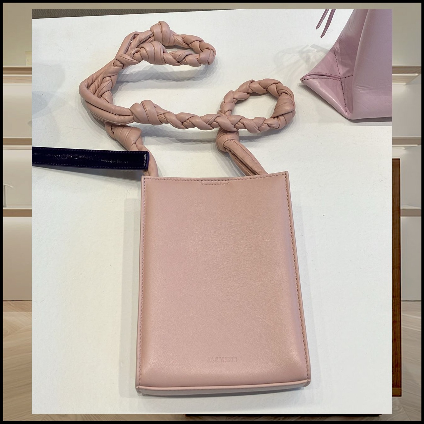 直営店☆JIL SANDER☆SALE! TANGLE レザー クロスボディバッグ