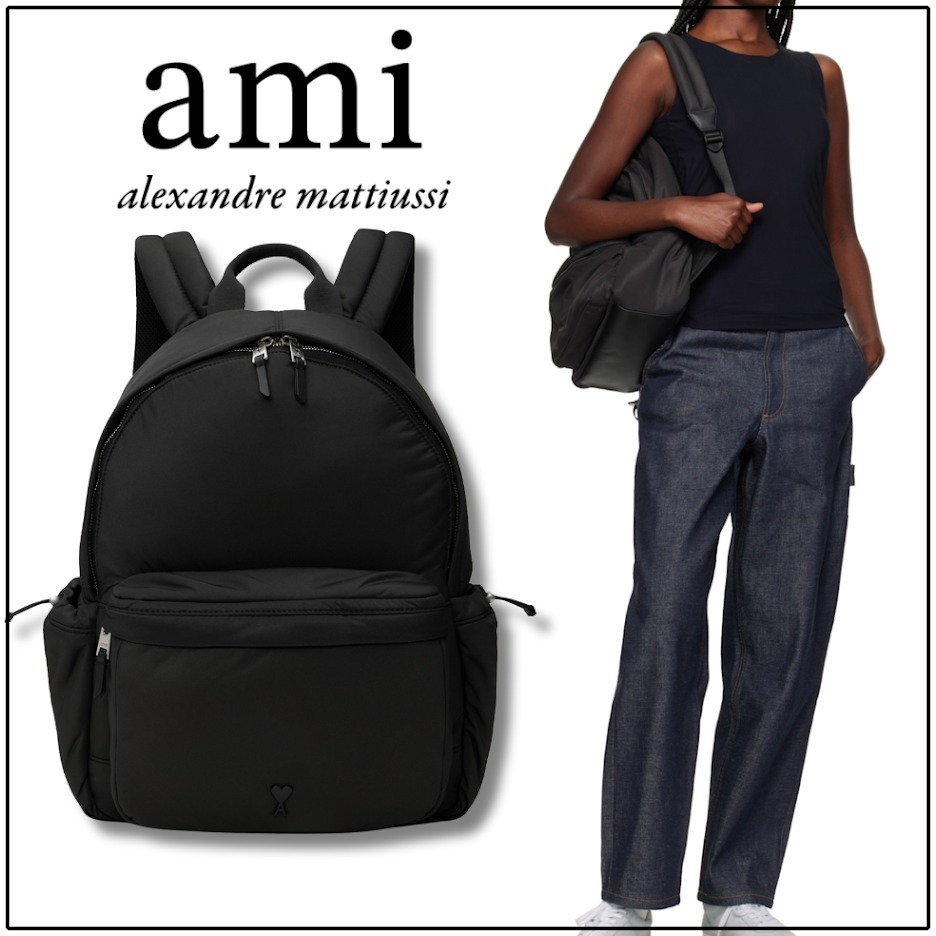 関税込＊送料無料,国内発【AMI Paris】Ami de Coeurバックパック