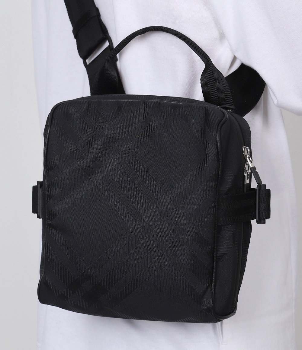 ★Burberry★チェック ジャカード クロスボディ バッグ