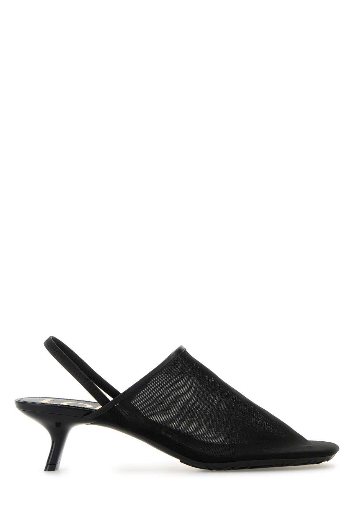 【関税&送料込】Loewe Black Mesh Petal Pumps