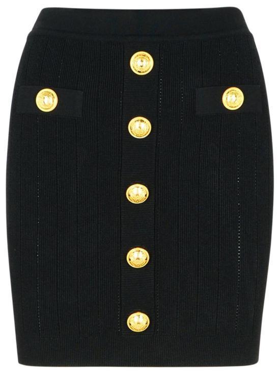 ミニスカート BALMAIN Women Mini Skirts EF1LB290KB070PA Black
