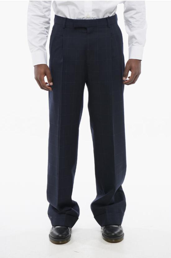 スラックス GUCCI Men Straight Pants 756408 ZAJ6O 4556 Blue