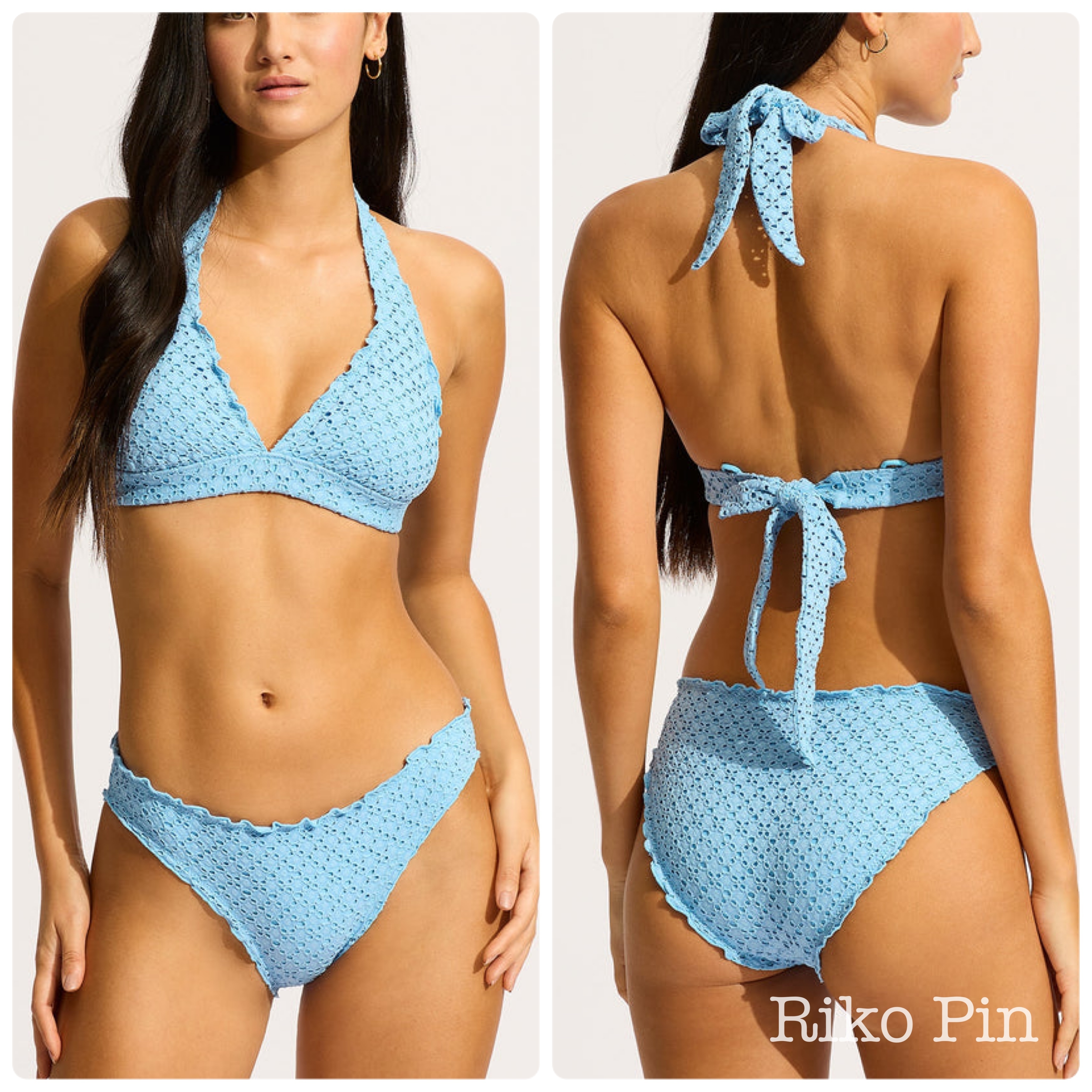 【Seafolly】Daydreamer マルチフィット 三角ビキニ 上下セット