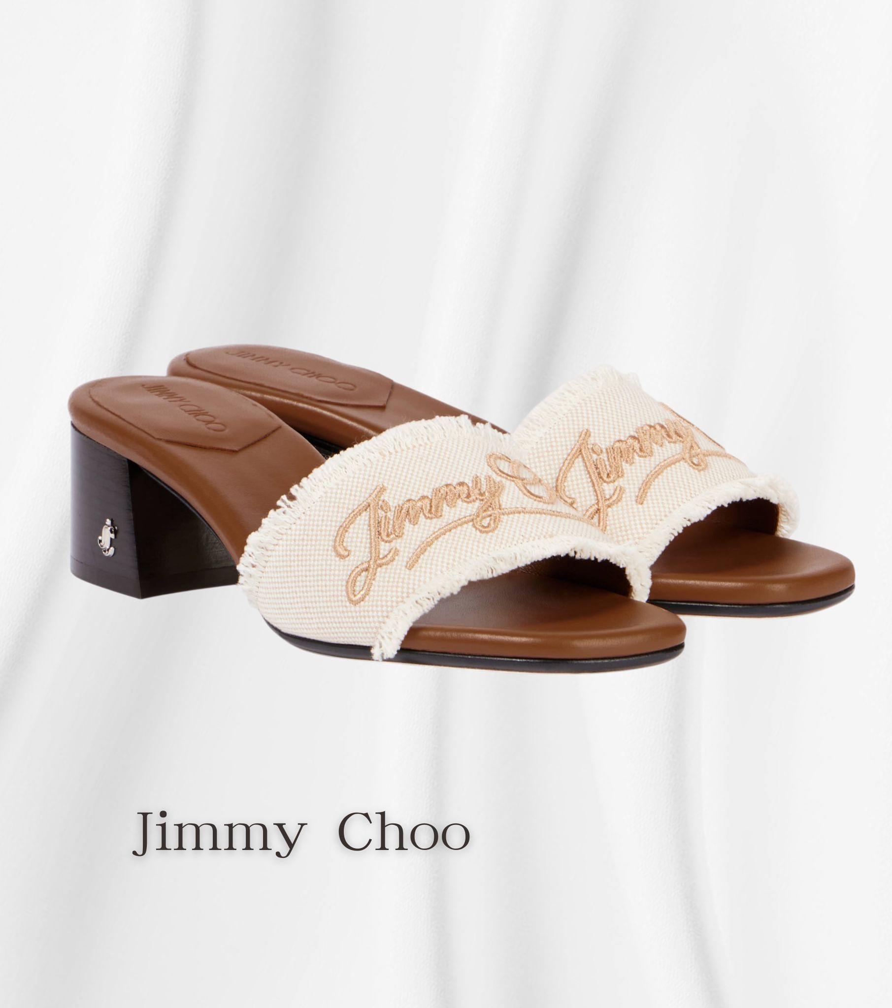 【JIMMY CHOO】ジョア刺繍ミュール