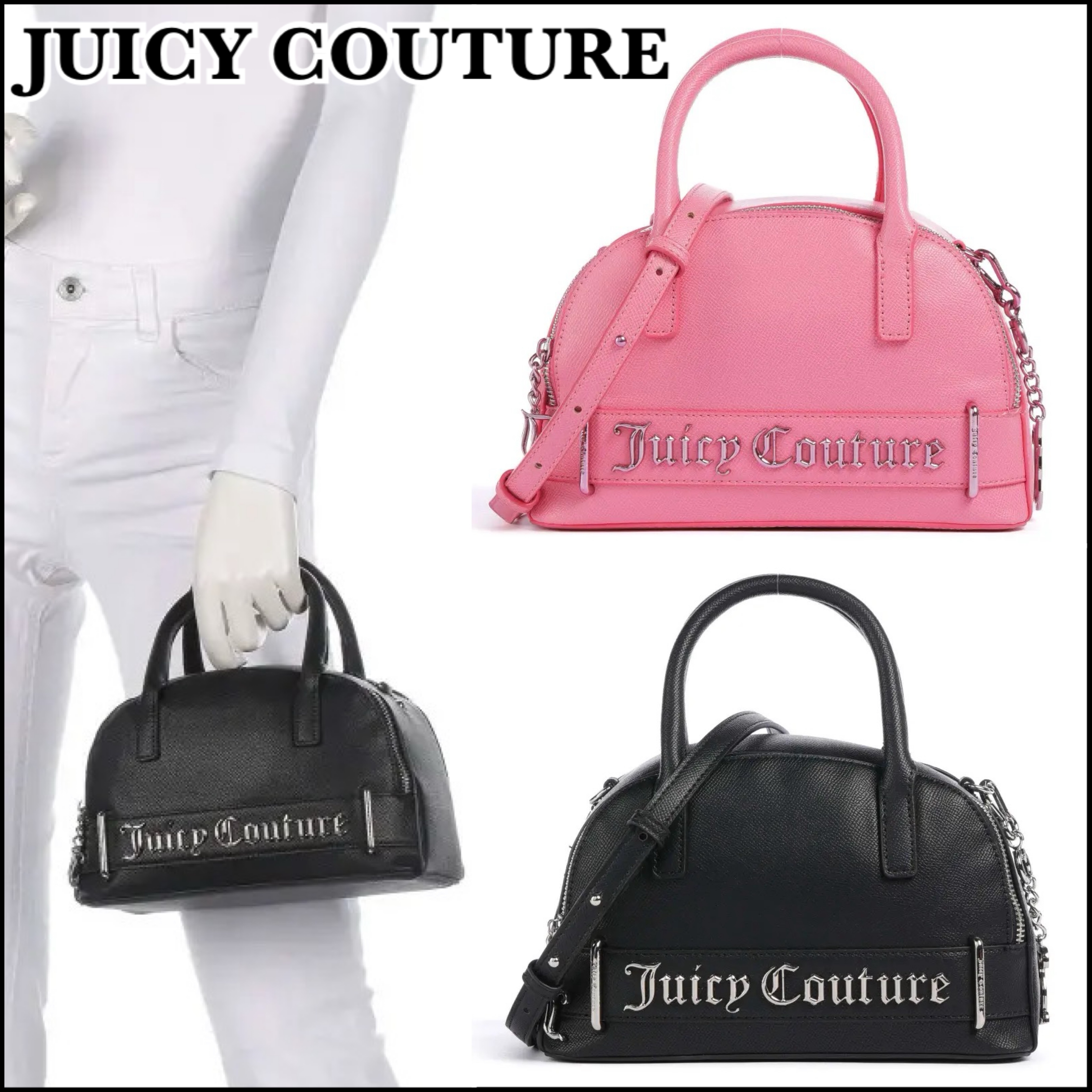 関税込 特価/完売前に【JUICY COUTURE】Jasmine バッグ 2色