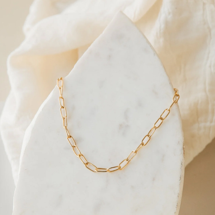 《CaitlynMinimalist》ペーパークリップ トグル ネックレス