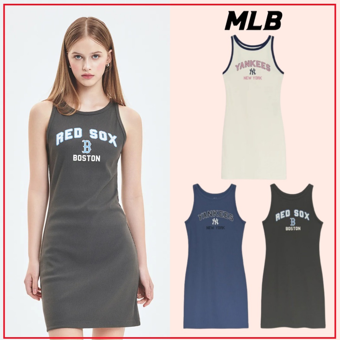 MLB korea■新作*VARSITY VINTAGE SLIM-FIT SLEEVELESS DRESS