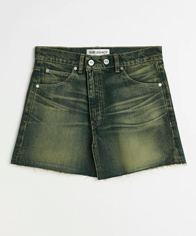 常田大希愛用《OUR LEGACY》COVER DENIM MINI SKIRT