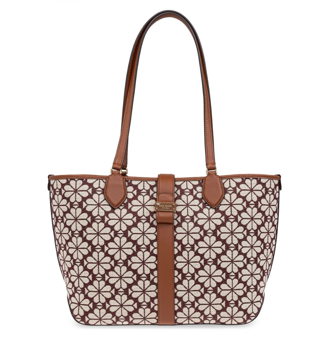 Kate Spade ミディアムフローラルジャカードトートバッグ