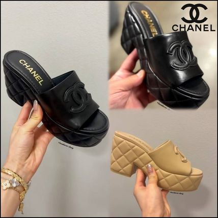 【ビジューがゴージャス♡】CHANEL サンダル ビジュー CHANEL(シャネル) サンダル・ミュール(レディース