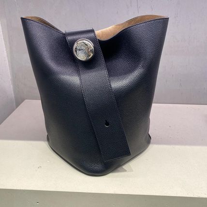 LOEWE ロエベ ペブル ミディアム レザー ショルダーバッグ ロゴ LOEWE PEBBLE(ロエベ ペブル) ショルダーバッグ(メンズ) - 海外