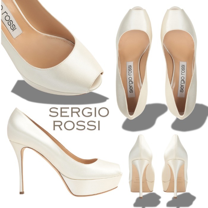 ★ブライダル★【Sergio Rossi】Alton Bridal - Pumps White