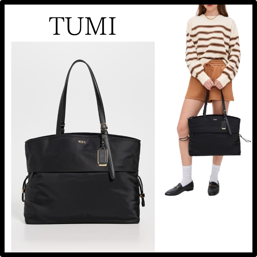 TUMI＊トゥミ トートバッグ 黒 ブラック ロゴ