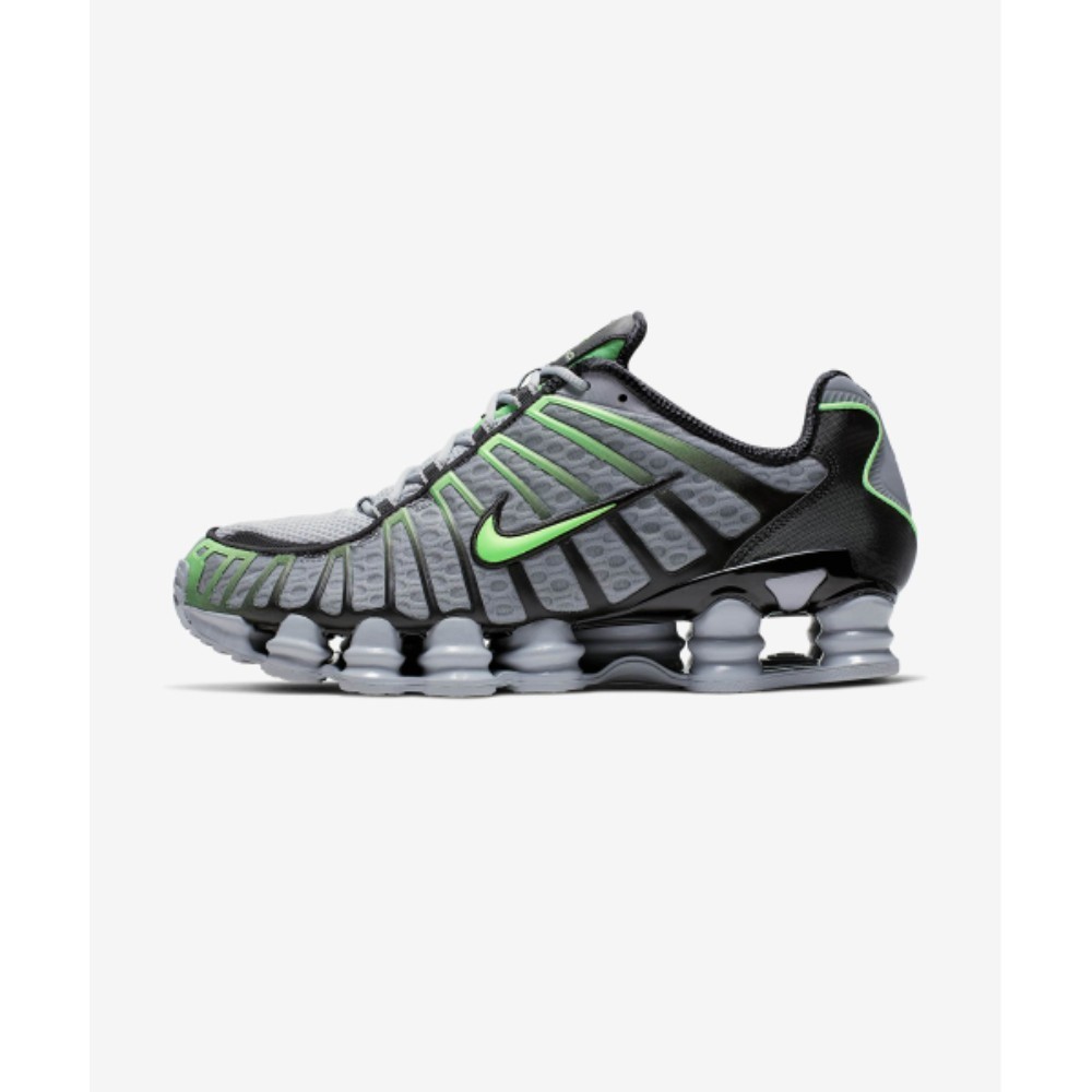 ■Nike■ Shax TL M Wolf Grey Lime Blast Black AV3595005 AV35
